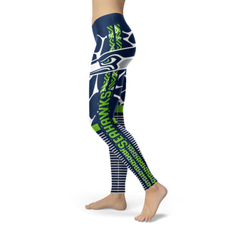 Awesome Light Attractive Seattle Seahawks Leggings