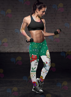 Funny Merry Christmas South Florida Bulls Leggings