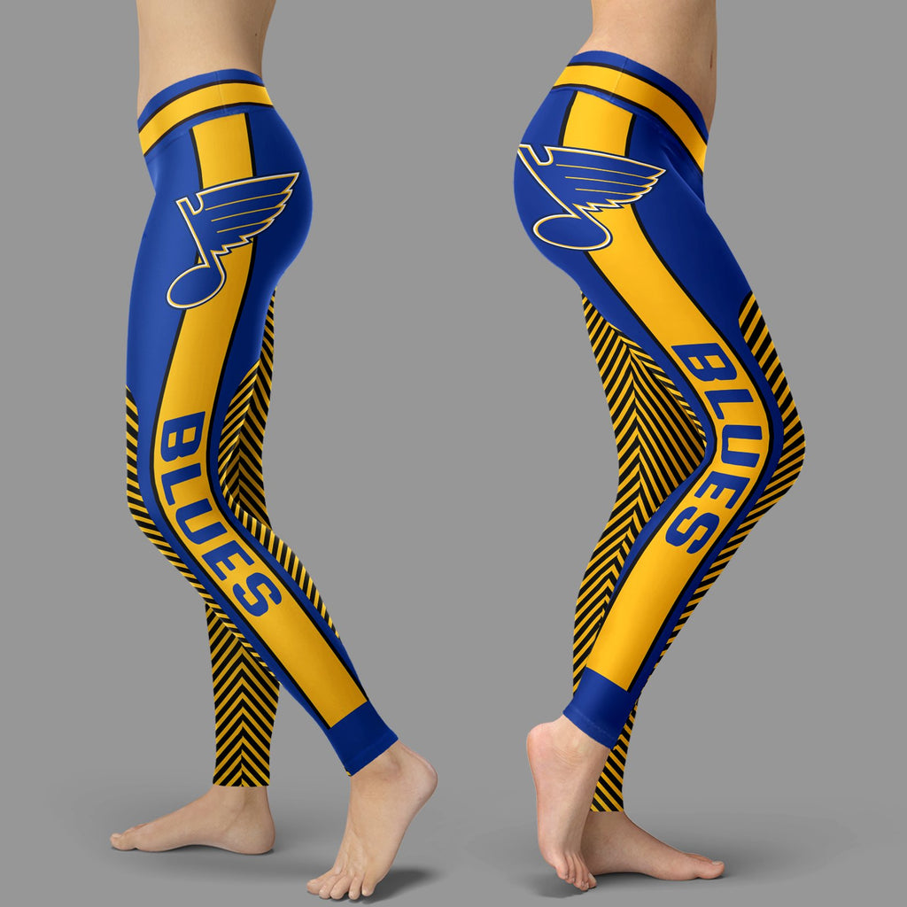 Colorful Gorgeous Fitting Fabulous St. Louis Blues Leggings