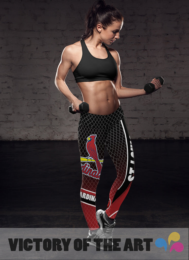 Colors of Artistic St. Louis Cardinals Leggings