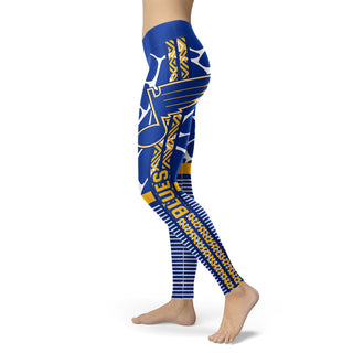 Awesome Light Attractive St. Louis Blues Leggings