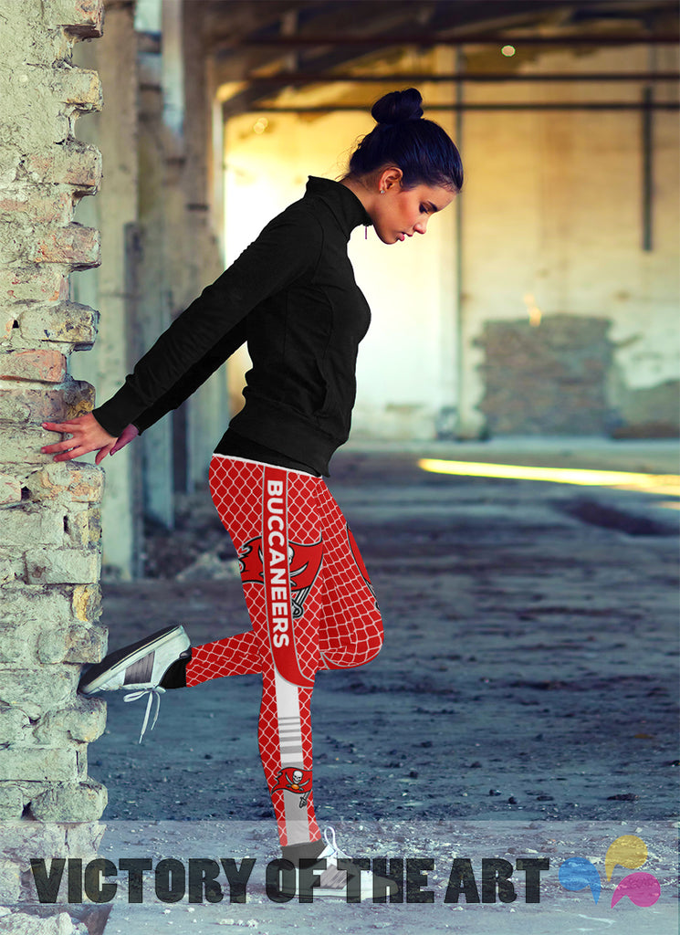 Amazing Line Circle Stylish Fashion Tampa Bay Buccaneers Leggings