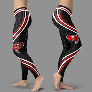 Black Curve Tampa Bay Buccaneers Leggings