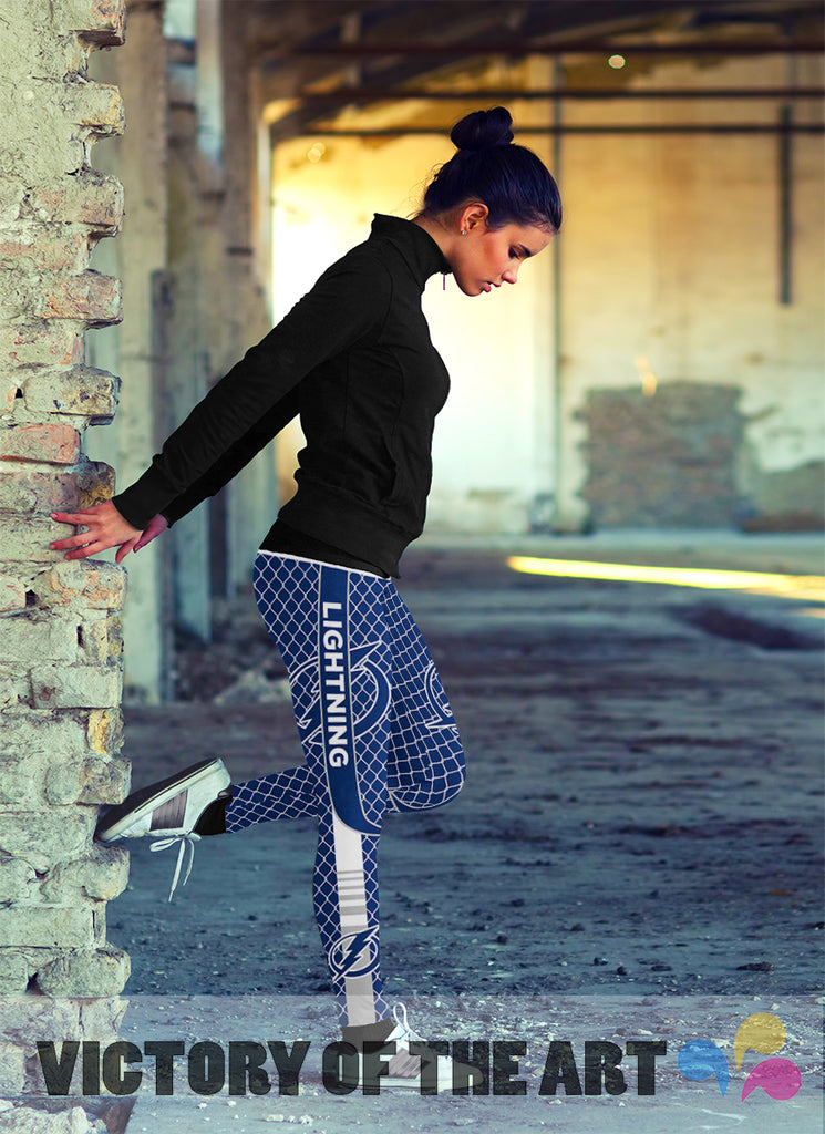 Amazing Line Circle Stylish Fashion Tampa Bay Lightning Leggings