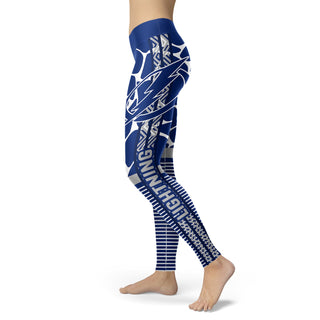 Awesome Light Attractive Tampa Bay Lightning Leggings