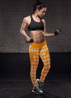 Cosy Seamless Colorful Tennessee Volunteers Leggings