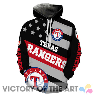 American Stars Proud Of Texas Rangers Hoodie