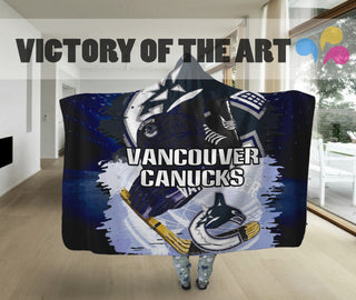 Special Edition Vancouver Canucks Home Field Advantage Hooded Blanket