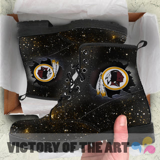 Art Scratch Mystery Washington Redskins Boots