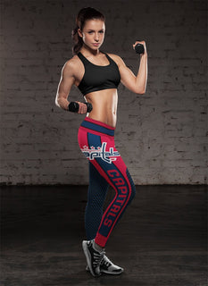 Colorful Gorgeous Fitting Fabulous Washington Capitals Leggings