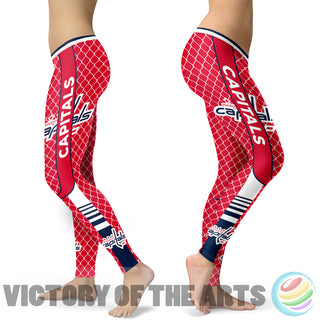 Amazing Line Circle Stylish Fashion Washington Capitals Leggings