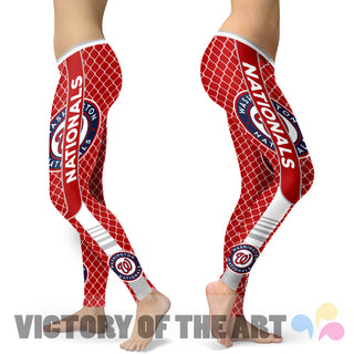 Amazing Line Circle Stylish Fashion Washington Nationals Leggings