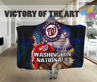 Special Edition Washington Nationals Home Field Advantage Hooded Blanket