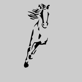Wild Running Horse Wall Stickers