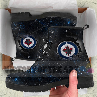 Art Scratch Mystery Winnipeg Jets Boots