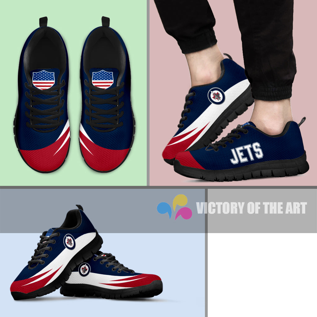 Special Gift Logo Winnipeg Jets Sneakers