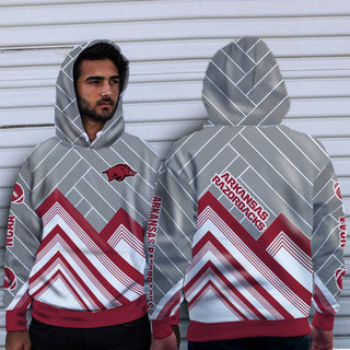 Fashion Cross Line Arkansas Razorbacks Hoodie