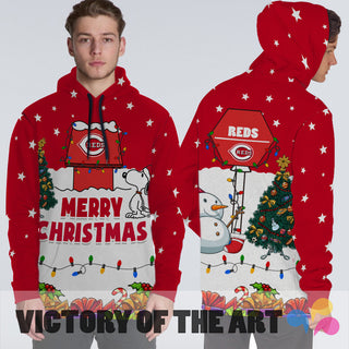 Funny Merry Christmas Cincinnati Reds Hoodie 2019