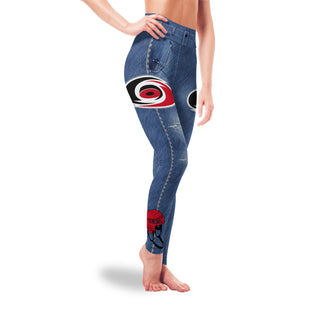 Amazing Blue Jeans Carolina Hurricanes Leggings