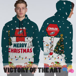 Funny Merry Christmas Philadelphia Eagles Hoodie 2019