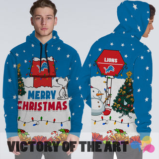 Funny Merry Christmas Detroit Lions Hoodie 2019