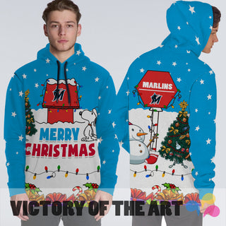 Funny Merry Christmas Miami Marlins Hoodie 2019