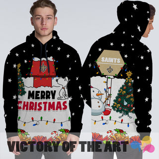 Funny Merry Christmas New Orleans Saints Hoodie 2019