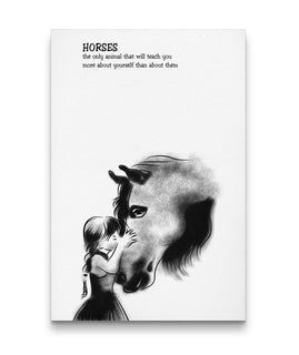 Horse -Teach You More About Yourself Canvas Prints