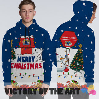 Funny Merry Christmas Kent State Golden Flashes Hoodie 2019