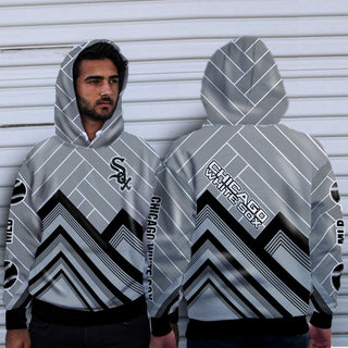 Fashion Cross Line Chicago White Sox Hoodie