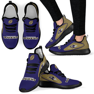 Colorful React Baltimore Ravens Mesh Knit Sneakers