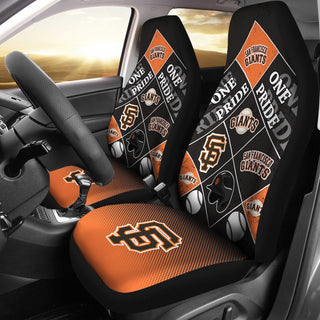 Pride Flag of Pro San Francisco Giants Car Seat Covers