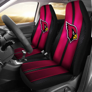 Incredible Line Pattern Arizona Cardinals Logo Car Seat Covers