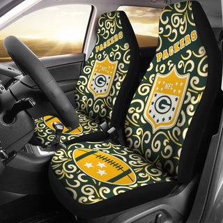 Awesome Artist SUV Green Bay Packers Seat Covers Sets For Car