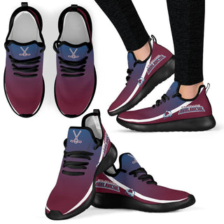 Style Top Logo Colorado Avalanche Mesh Knit Sneakers