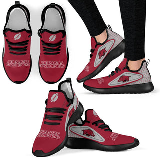 Colorful React Arkansas Razorbacks Mesh Knit Sneakers