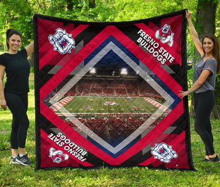 Pro Fresno State Bulldogs Stadium Quilt For Fan