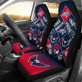 Pride Flag of Pro Washington Capitals Car Seat Covers