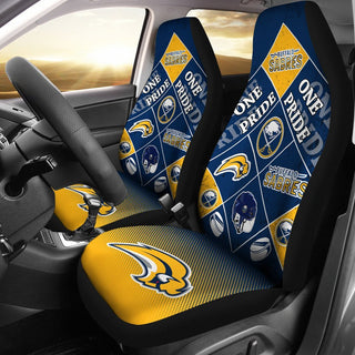 Pride Flag of Pro Buffalo Sabres Car Seat Covers