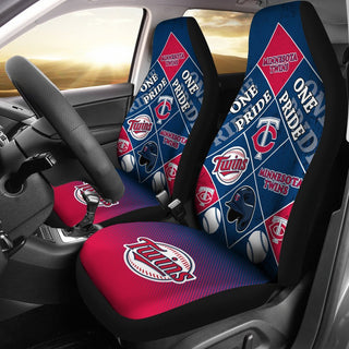 Pride Flag of Pro Minnesota Twins Car Seat Covers