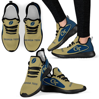 Colorful React Georgia Tech Yellow Jackets Mesh Knit Sneakers