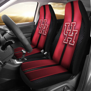 Incredible Line Pattern Houston Cougars Logo Car Seat Covers