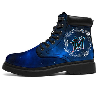 Colorful Miami Marlins Boots All Season