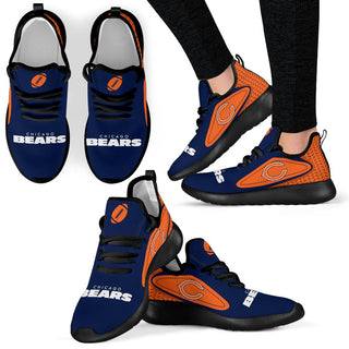 Colorful React Chicago Bears Mesh Knit Sneakers