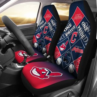 Pride Flag of Pro Cleveland Indians Car Seat Covers