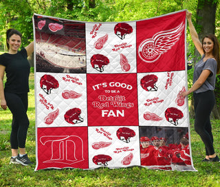 It's Good To Be A Detroit Red Wings Fan Quilt Shop