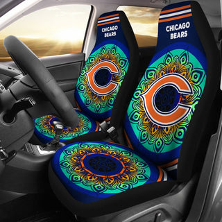 Magical And Vibrant Chicago Bears Car Seat Covers