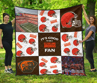 It's Good To Be A Cleveland Browns Fan Quilt Shop