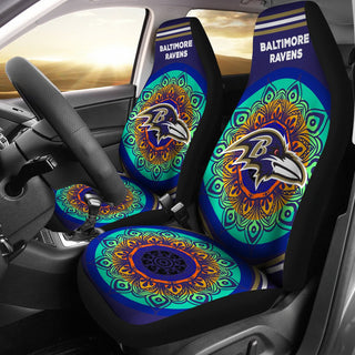 Magical And Vibrant Baltimore Ravens Car Seat Covers
