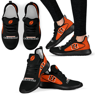 Colorful React Cincinnati Bengals Mesh Knit Sneakers